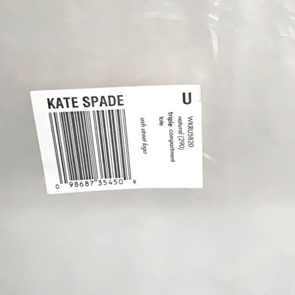 KATE SPADE NWT ASH STREET TRIPLE COMPARTMENT TOTE BAG - Picture 11 of 11